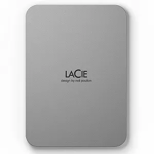 Внешний жесткий диск LaCie Mobile Drive STLP1000400 1 ТБ 2.5 дюйма USB-C Silver - Фото 1