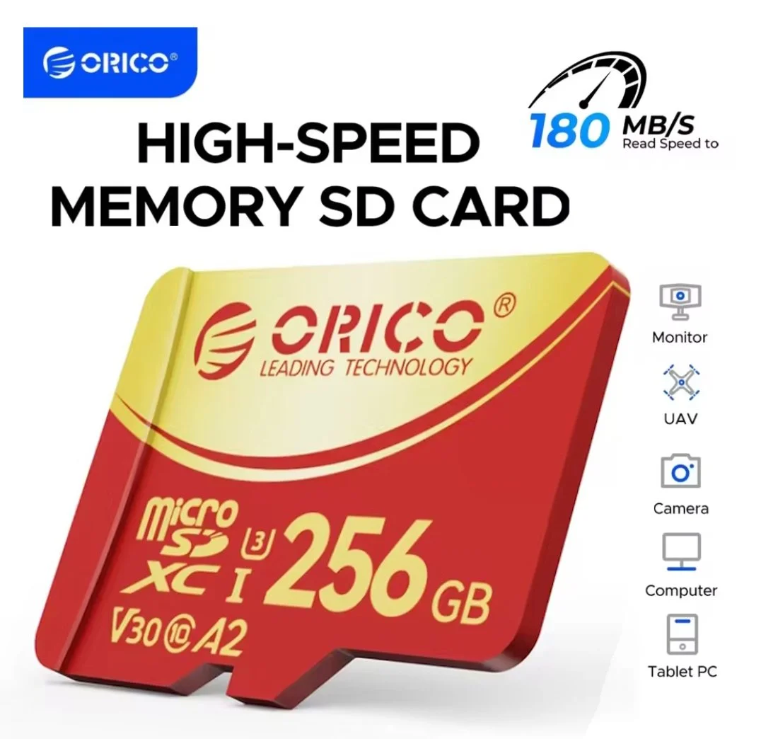 Карта памяти Orico 256Gb microSDXC UHS-I U3 V30 A2 4K, фото №1 Карта памяти Orico 256Gb microSDXC UHS-I U3 V30 A2 4K, фото №1
