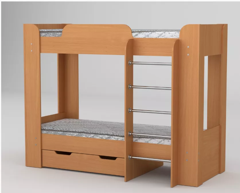 Двухъярусная кровать Твикс модель 2 ДСП Компанит, фото №1 Двухъярусная кровать Твикс модель 2 ДСП Компанит, фото №1