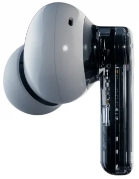 Беспроводные наушники Nothing Ear (1) / Bluetooth 5.2 / Активное шумоподавление / ANC / ENC / AAC / Влагозащита IPX4 / Быстрая зарядка / До 34 часов работы от кейса / Белые, фото №6