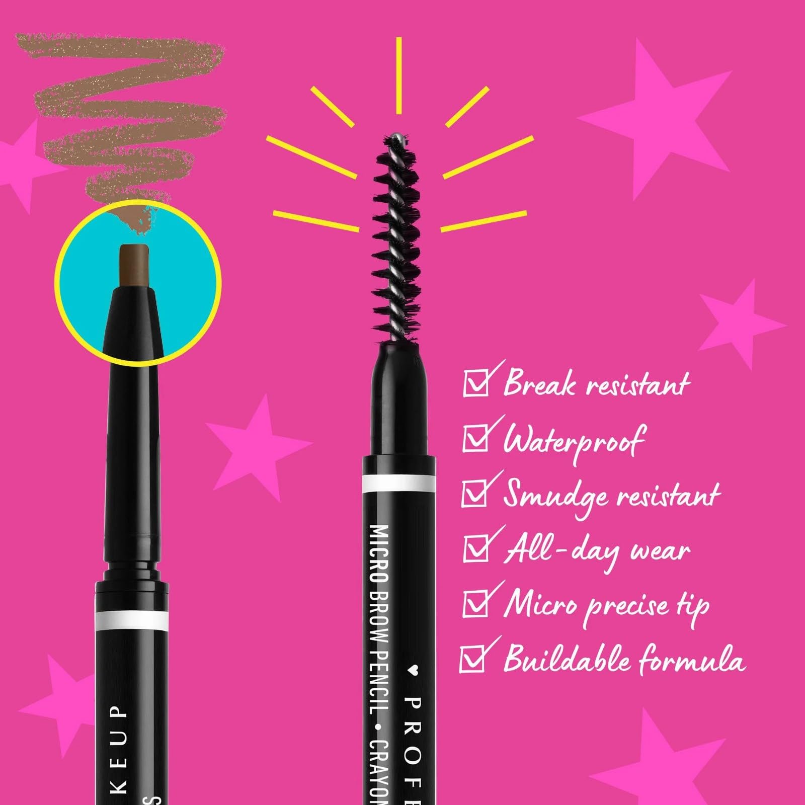 Мягкий карандаш для бровей Vegan Eyebrow Pencil Eyebrow Styling D, фото №2