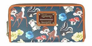 Кошелек Loungefly Disney Bambi and Friends на молнии - Фото 1