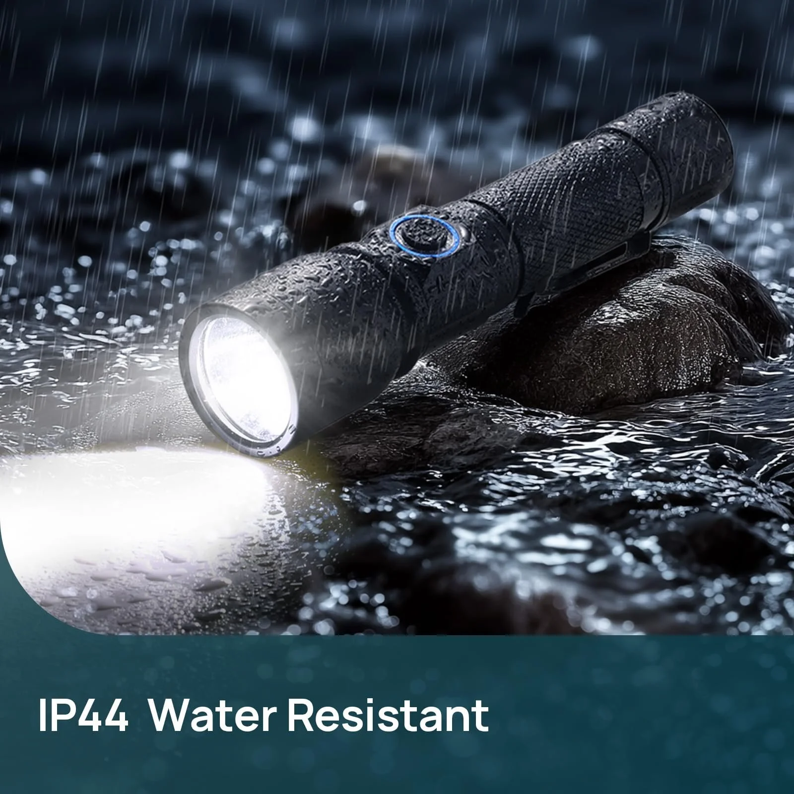 Ліхтар Linkind LED Перезаряджуваний 7 режимів 15000 Lux Алюмінієвий Ручний ліхтар USB-C IP44, фото №7