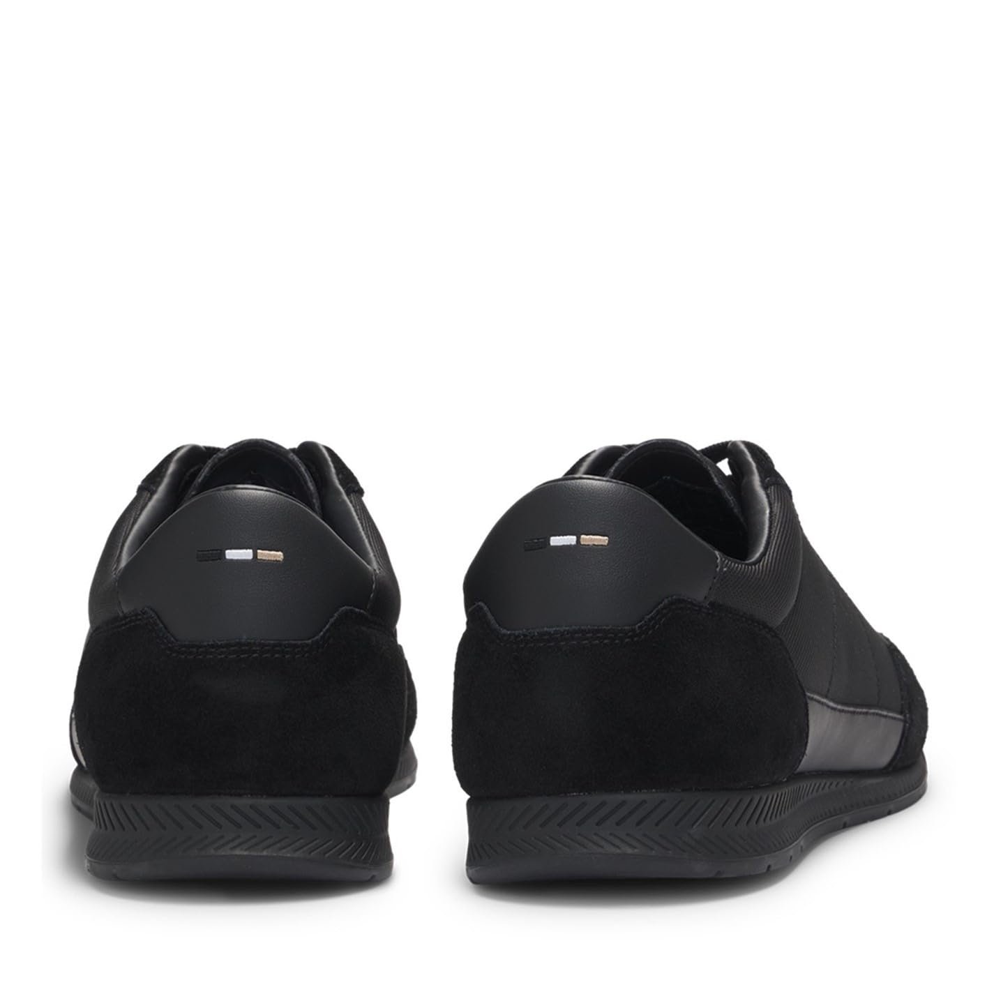 Кросівки BOSS Titanium SL sdtxny з різних матеріалів із замшевими деталями та шнурівкою, фото №3