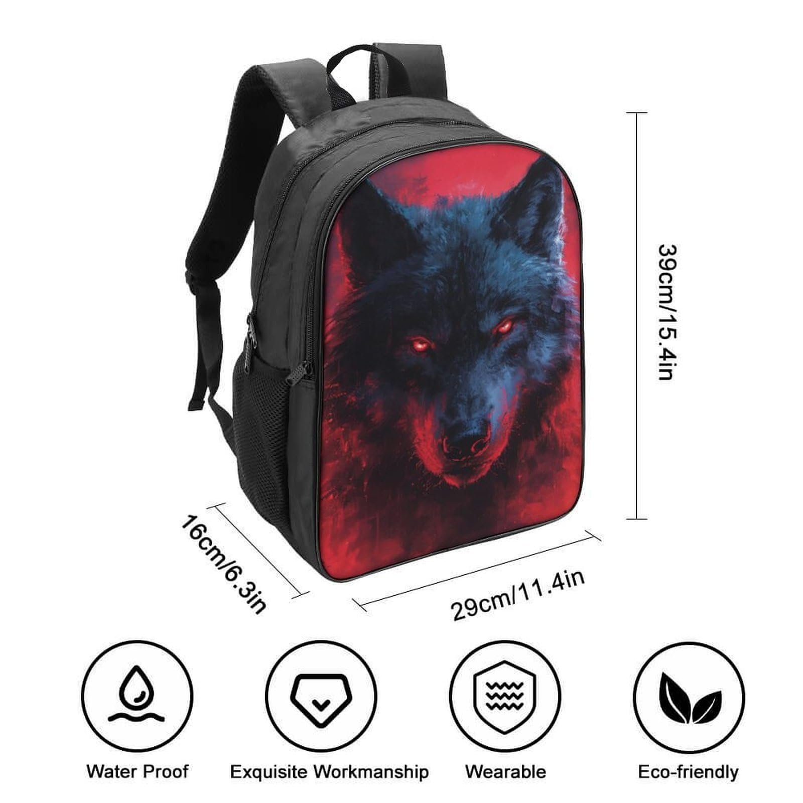 Ранець Wolf FPAKAKIIE 40x28x16 см, фото №2