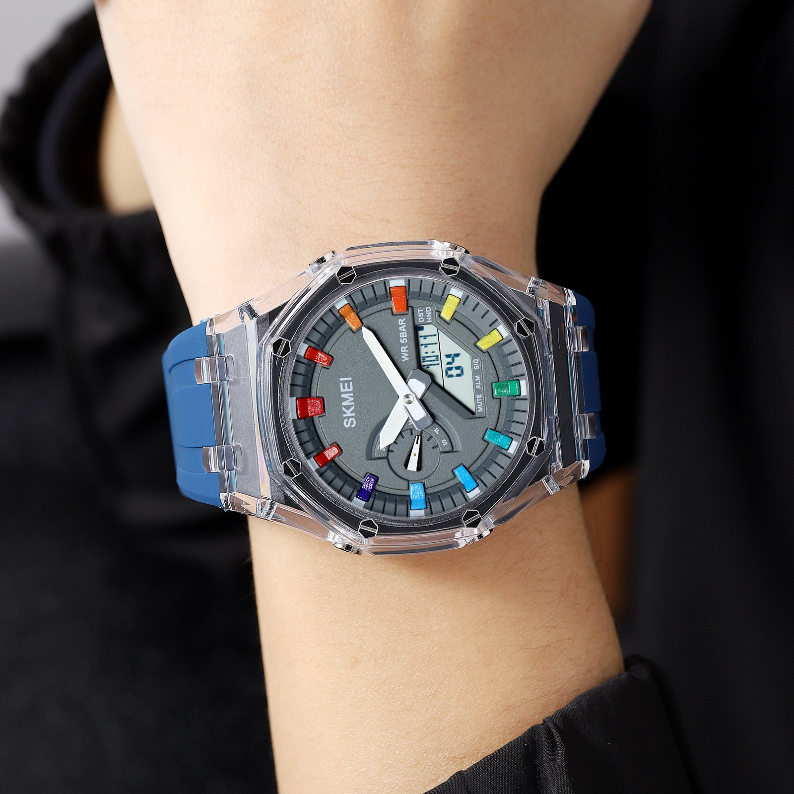 Годинник Skmei 2100BU Blue SALE, фото №3