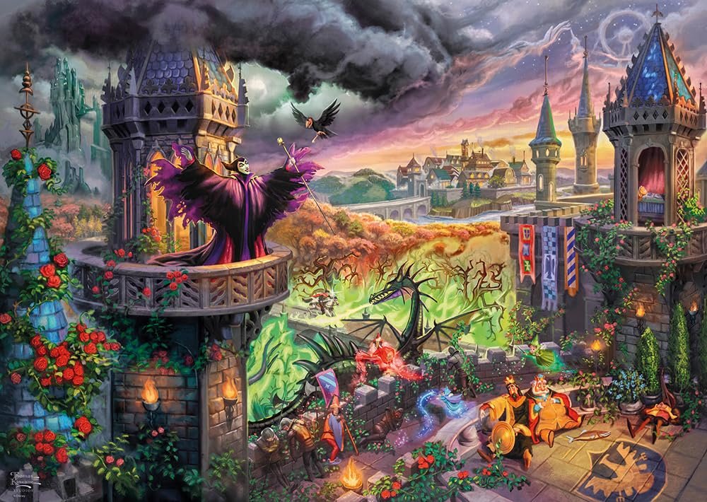Пазл Schmidt Spiele Thomas Kinkade Disney 58029 Малефисента 1000 элементов, фото №1