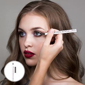 Олівець для брів Minkissy Eyeliner Chestnut Waterproof 4 Point Eyebrow Лайнер Гель Коричневий 2 шт. synthetic.ua - Фото 1