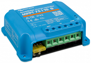 Контролер заряду сонячної батареї Victron Energy SmartSolar MPPT 75V 10A Bluetooth ціна на synthetic.ua - Фото 1 Контролер заряду сонячної батареї Victron Energy SmartSolar MPPT 75V 10A Bluetooth synthetic.ua - Фото 1