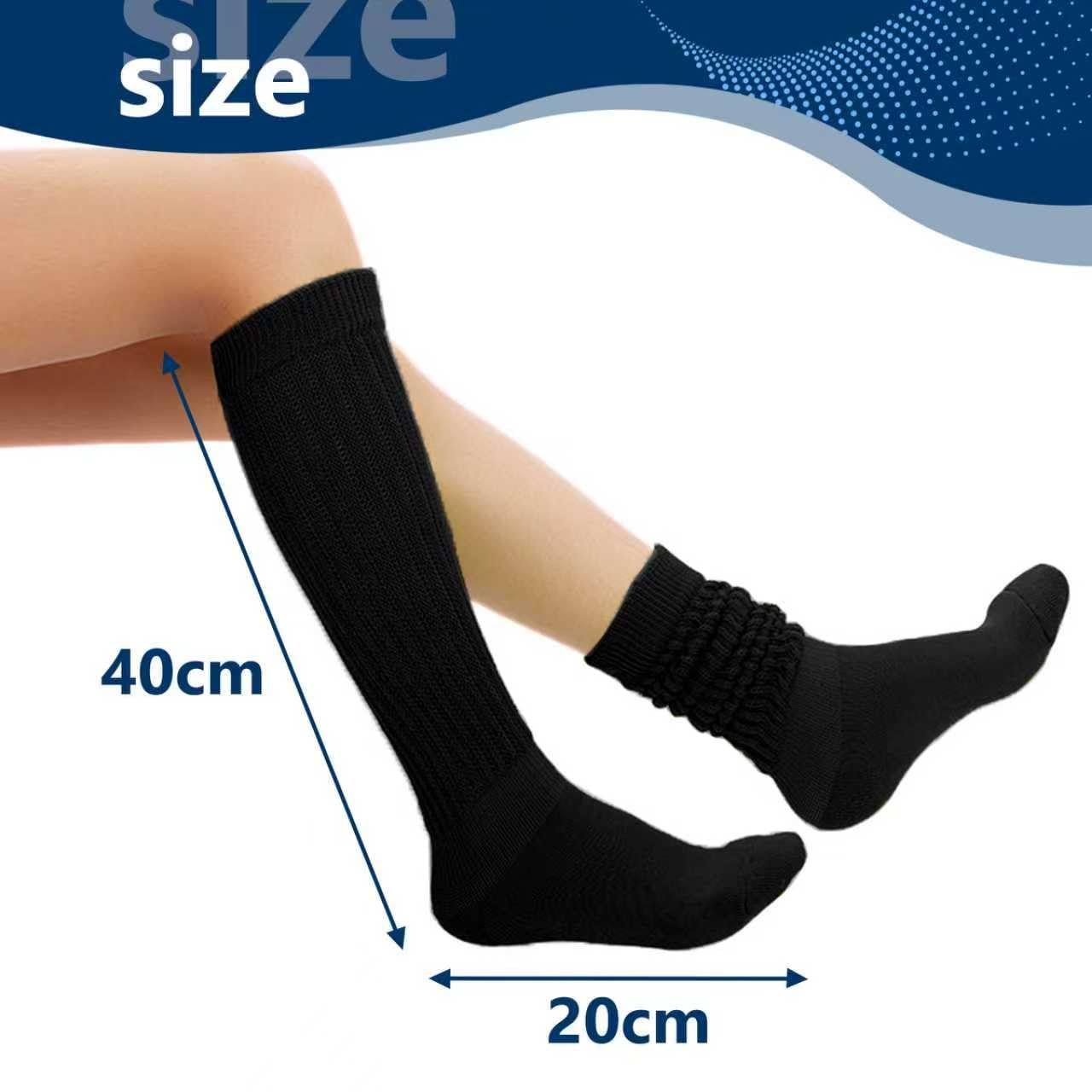 2 пары женских носков выше колена, фото №6