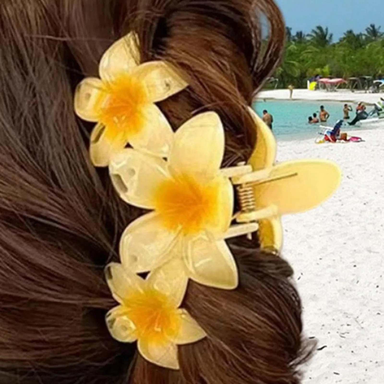 Заколки для волос Цветы 4 шт C-Clip, фото №6 Заколки для волос Цветы 4 шт C-Clip, фото №6