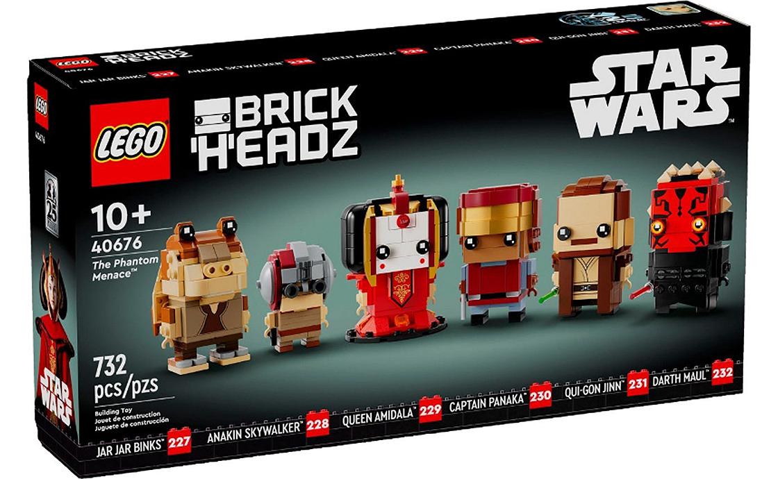 Конструктор Лего LEGO Brick Headz Скрытая угроза (40676), фото №1