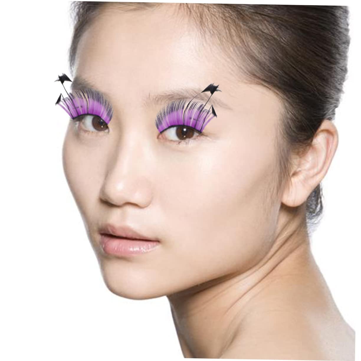 Вії Angoily False Eyelashes Драматичні Креативні Екстравагантні Feather Miss Fibre Набір з 15, фото №7