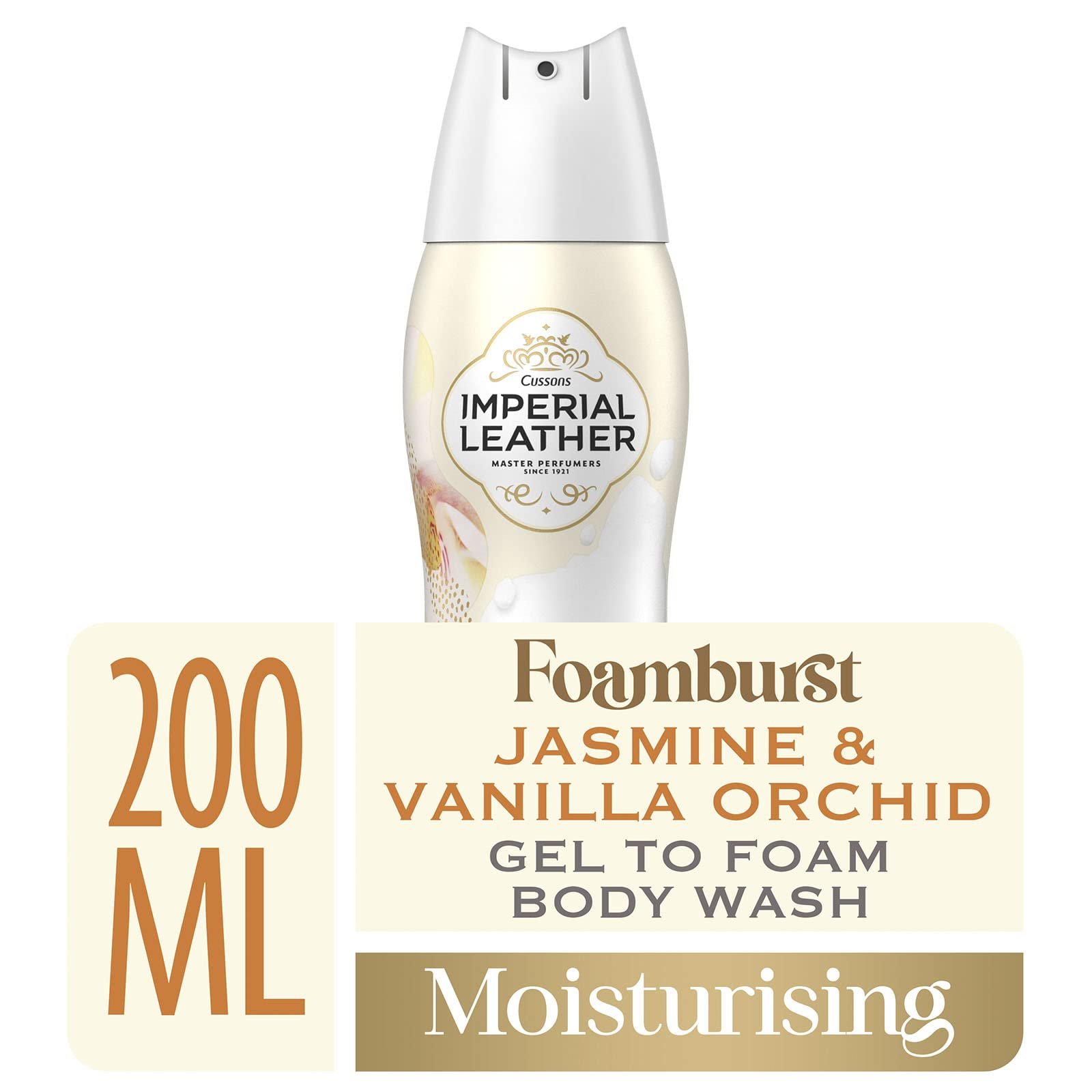 Гель для душу Imperial Leather Foamburst зволожуючий з ароматом жасмину та ванільної орхідеї 6 пляшок по 200 мл, фото №2