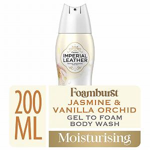Гель для душу Imperial Leather Foamburst зволожуючий з ароматом жасмину та ванільної орхідеї 6 пляшок по 200 мл synthetic.ua - Фото 1