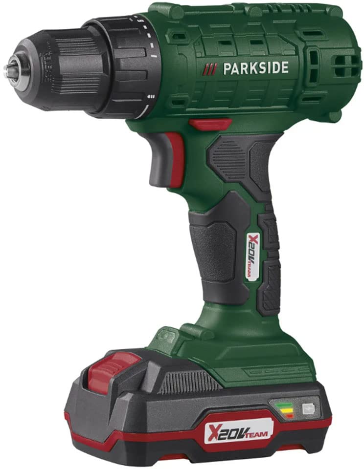 Аккумуляторная дрель Parkside PBSA 20 с аккумулятором и зарядным устройством, фото №1