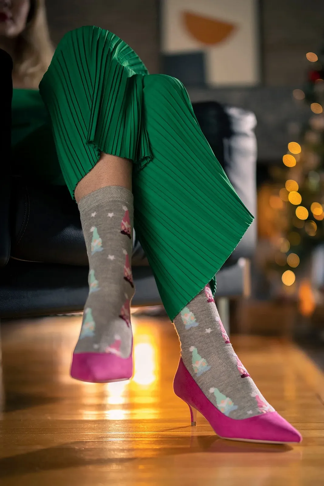 Носки Lazy Panda Женские Рождественские Бамбуковые Набор из 3 пар, фото №4 Носки Lazy Panda Женские Рождественские Бамбуковые Набор из 3 пар, фото №4