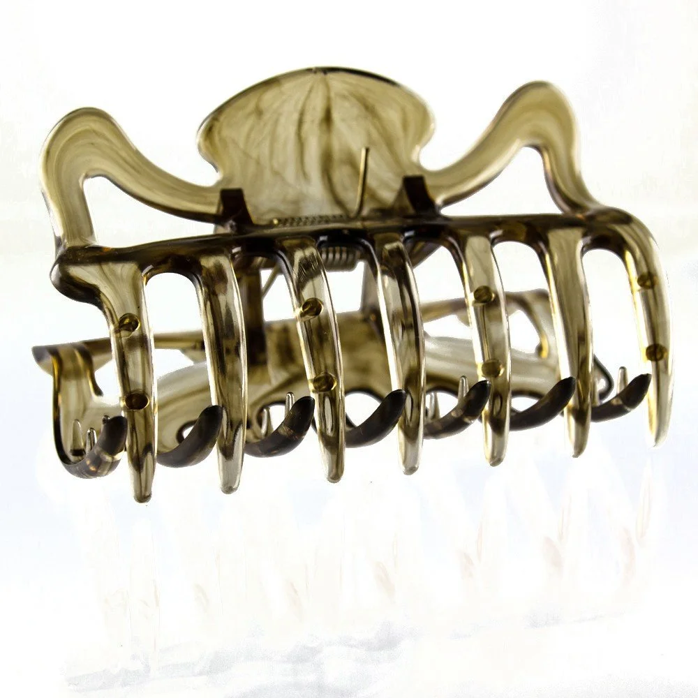 Краб для волос Welovebeads Большой 9 см Amber Light, фото №1