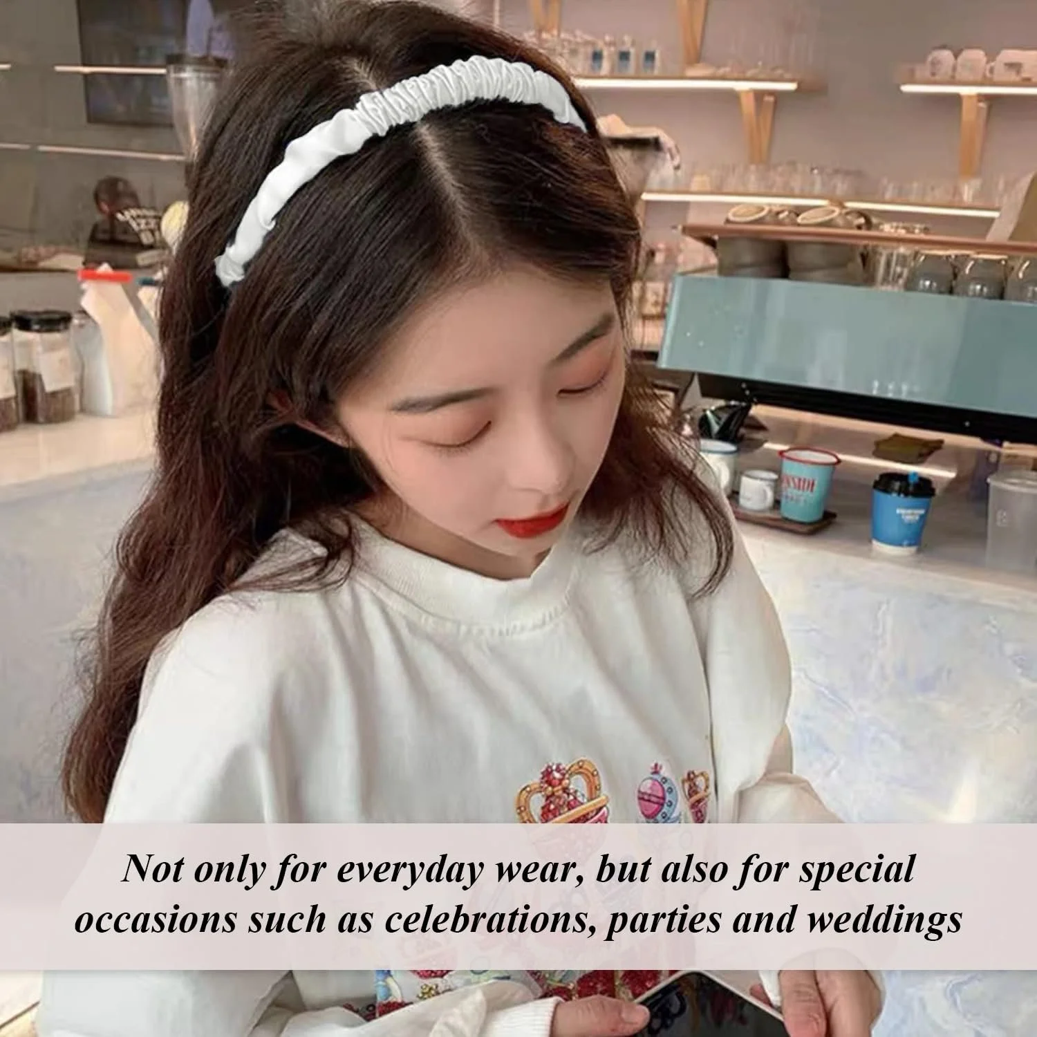 Обруч Elees Перлинний Білий, фото №6