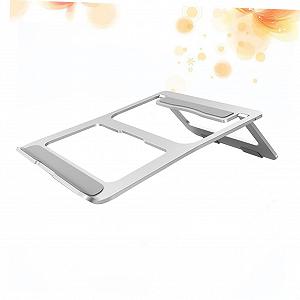 Подставка для ноутбука складная из алюминиевого сплава вентилируемая портативная для использования в офисе дома или в дороге synthetic.ua - Фото 1