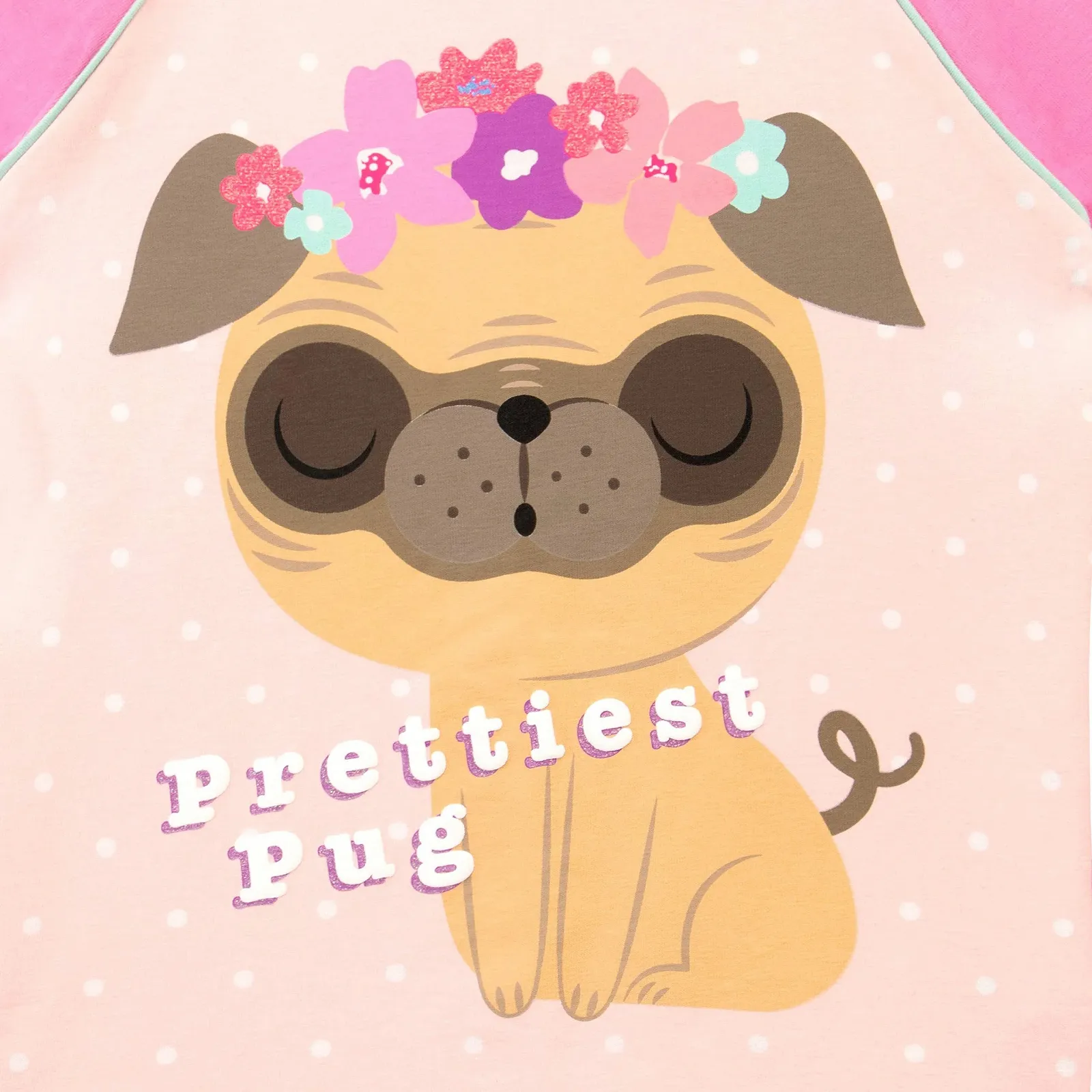 Пижама Harry Bear Самый красивый мопс для девочки, фото №3 Пижама Harry Bear Самый красивый мопс для девочки, фото №3