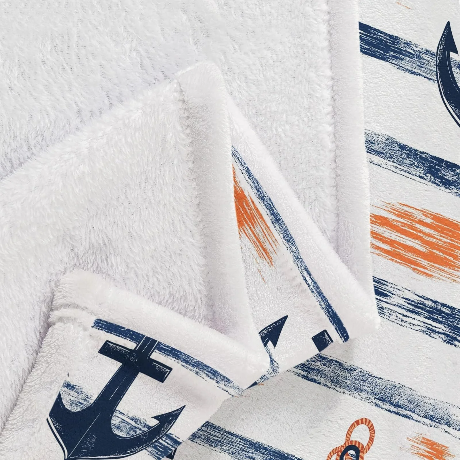 Покривало 3D Синій Фланелева 180 x 220 см, фото №7