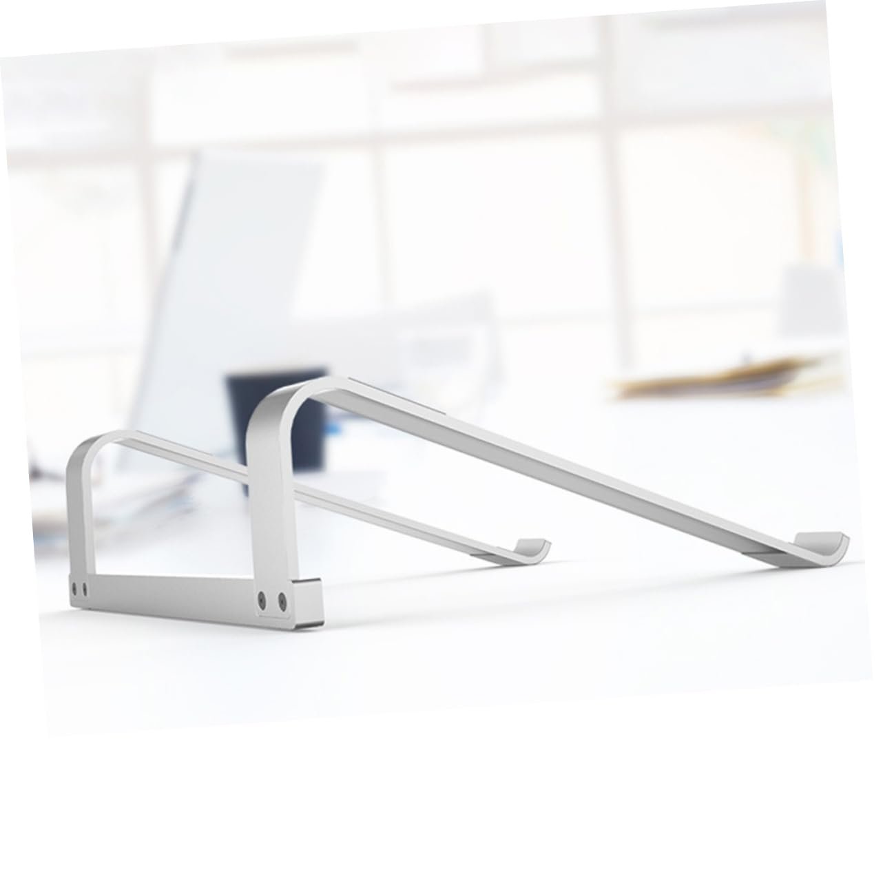 Підставка для ноутбука Vaguelly Ергономічна Алюмінієва Портативна Охолоджуюча Сріблястий, фото №5