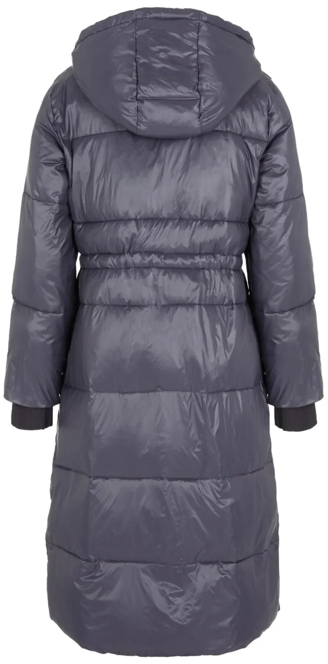 Пальто-пуховик Armani Exchange Shiney Nylon Long для жінок, фото №2 Пальто-пуховик Armani Exchange Shiney Nylon Long для жінок, фото №2