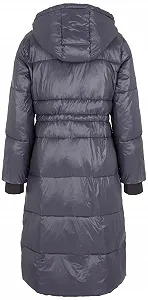 Пальто-пуховик Armani Exchange Shiney Nylon Long для жінок synthetic.ua - Фото 1