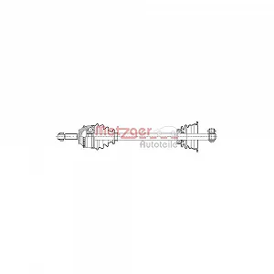Приводной вал METZGER 7210025 для RENAULT передний мост слева - Фото 1