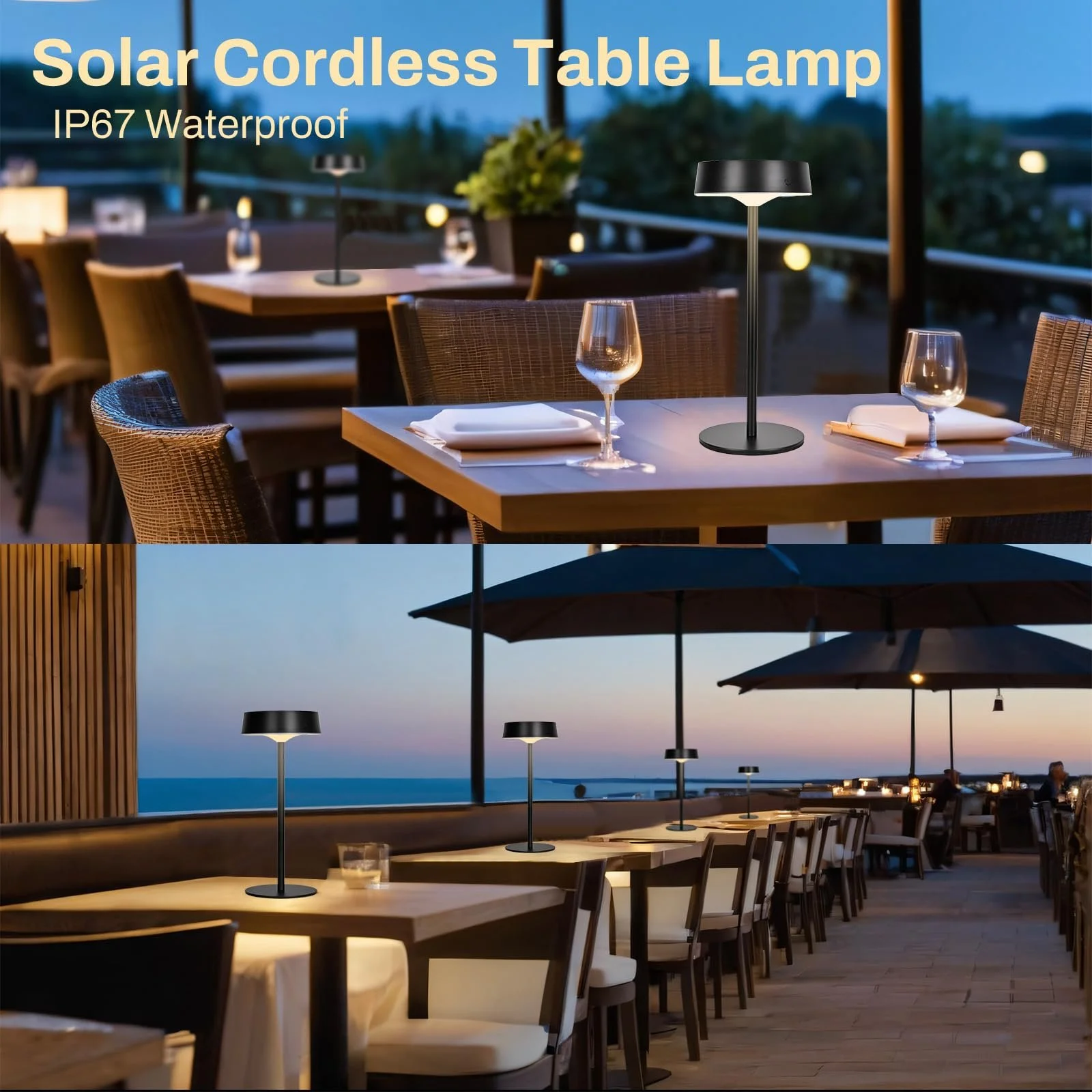 Настільна лампа Solar LED 3CCT IP67 Набір 2 шт., фото №7