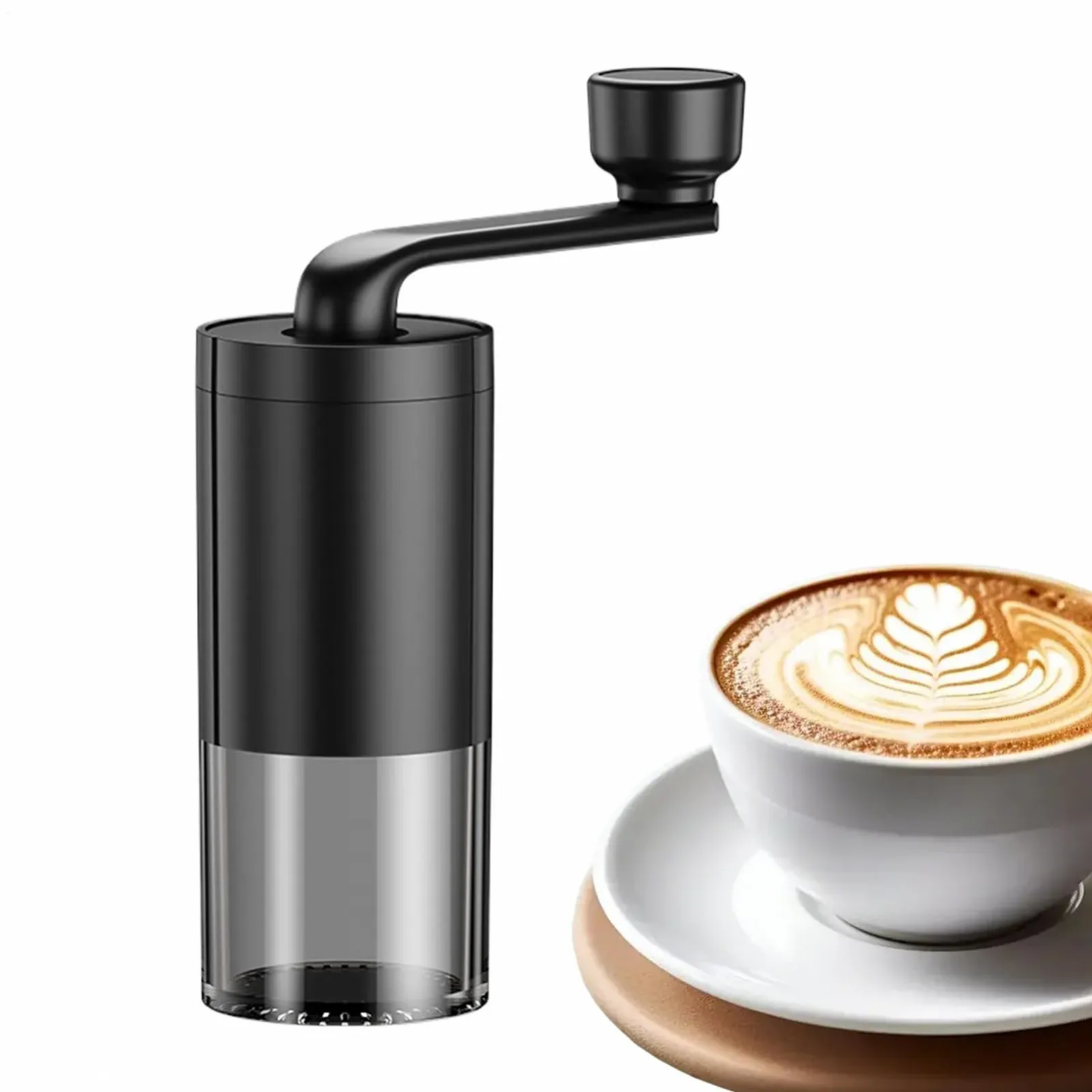 Ручна кавомолка портативна Тиха ручна для зерен, Інструмент для регулювання товщини помелу, фото №1 Ручна кавомолка портативна Тиха ручна для зерен, Інструмент для регулювання товщини помелу, фото №1