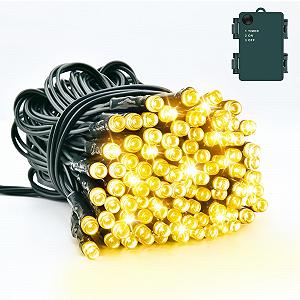 Гирлянда Dalugo Сказочные огни 5 м 50 LED Кабель Зеленый Теплый белый - Фото 1