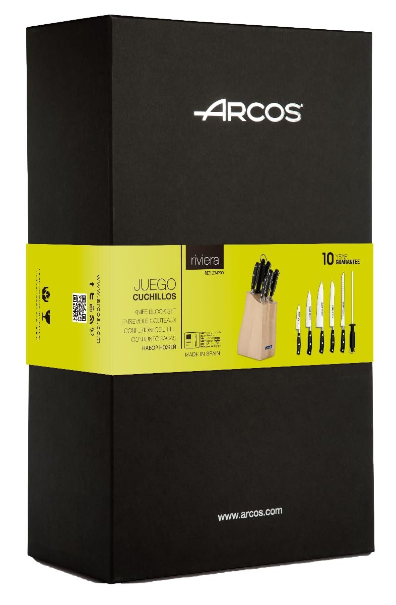 Набор ножей Arcos Riviera (5 ножей + 1 мусат), фото №2