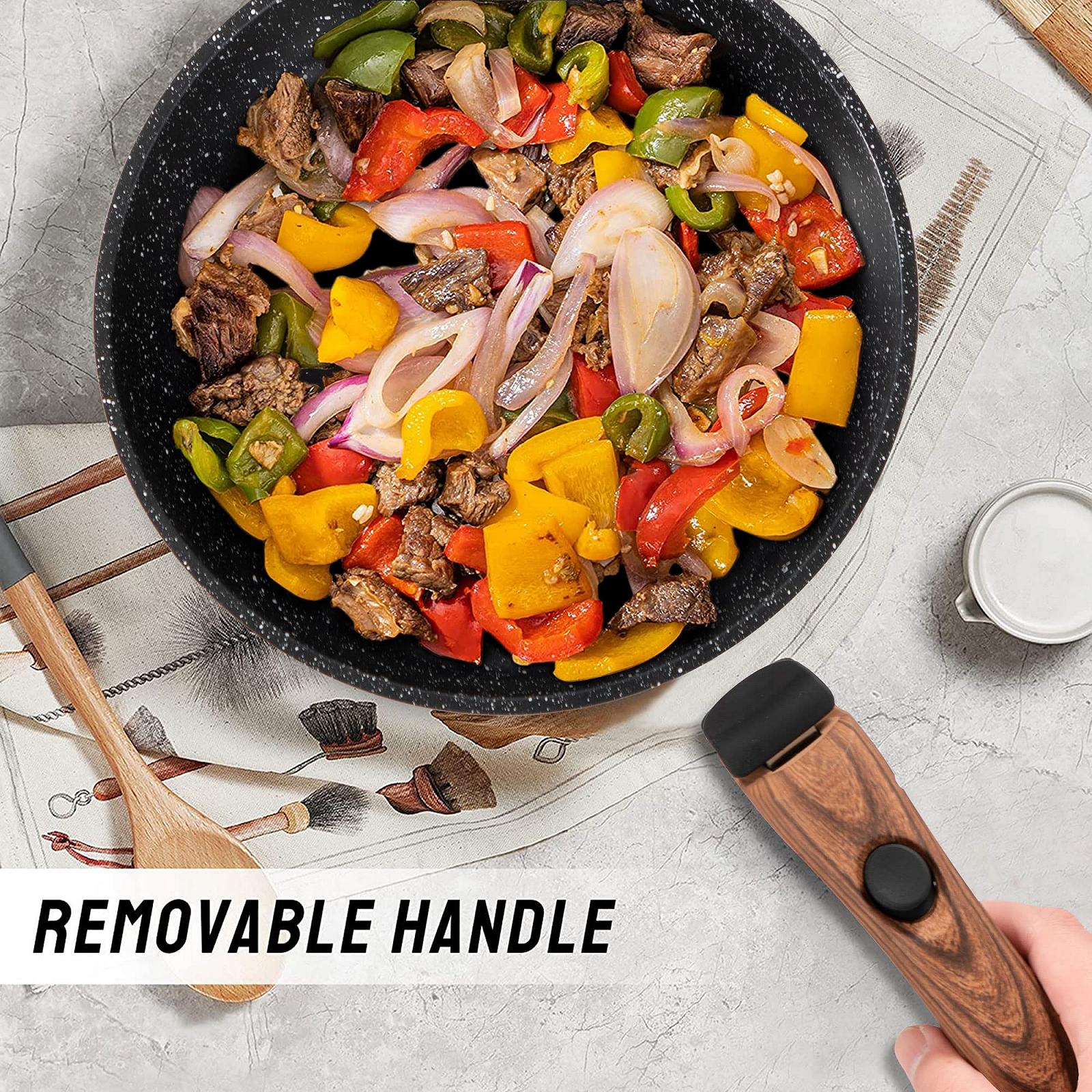 Набор Kitchen Academy Saucepan Induction 10-Штучный Съемная ручка, фото №2 Набор Kitchen Academy Saucepan Induction 10-Штучный Съемная ручка, фото №2