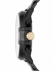 Годинник Diesel MS9 Чоловічий, кварцовий хронограф з шкіряним, силіконовим або ремінцем з нержавіючої сталі synthetic.ua - Фото 1