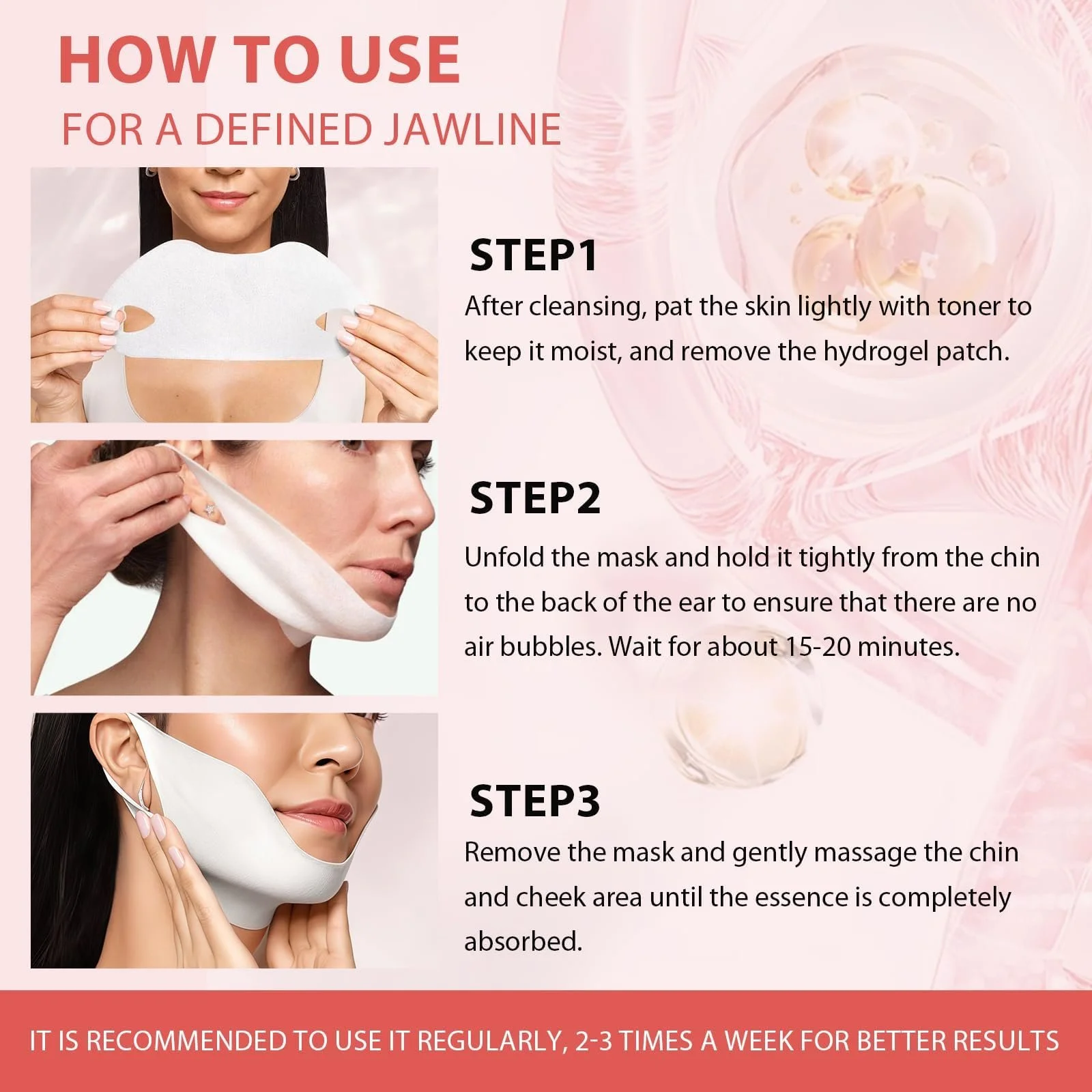 Маска для лица V-Line Chin Lift Маска V-Line для подтяжки лица Укрепляющая кожу Climber Увлажняет и питает кожу, освежает уход за кожей для женщин и мужчин, 5 шт, фото №4 Маска для лица V-Line Chin Lift Маска V-Line для подтяжки лица Укрепляющая кожу Climber Увлажняет и питает кожу, освежает уход за кожей для женщин и мужчин, 5 шт, фото №4