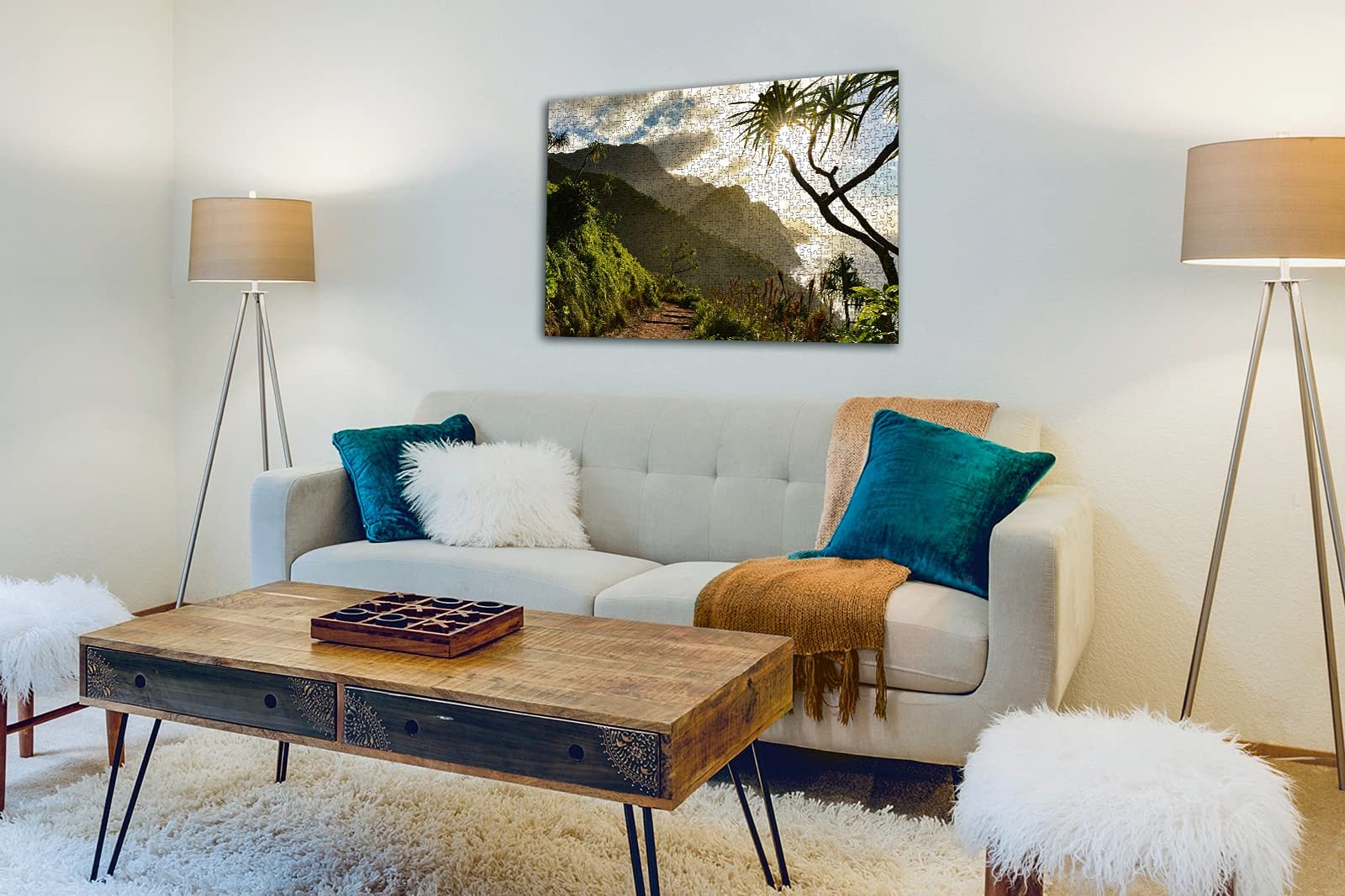 Пазл Ravensburger 88784 Kalalau Trail, Kauai, Hawaii 1000 деталей 70 x 50 см, фото №5