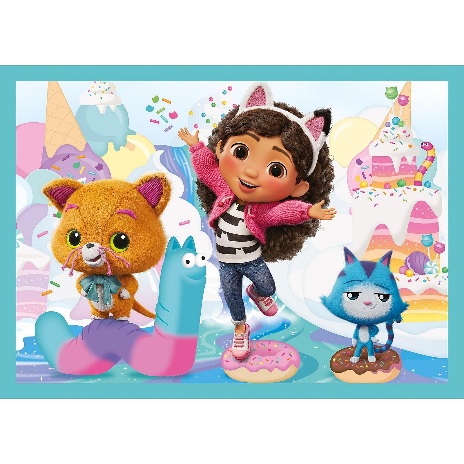 Пазл Trefl Gabby's Dollhouse Gabby's Big Adventure 4-в-1 35-70 элементов, фото №2