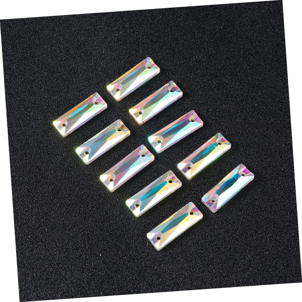 Стрази Tofficu Кришталеві Скляні 300 шт різних форм, фото №3