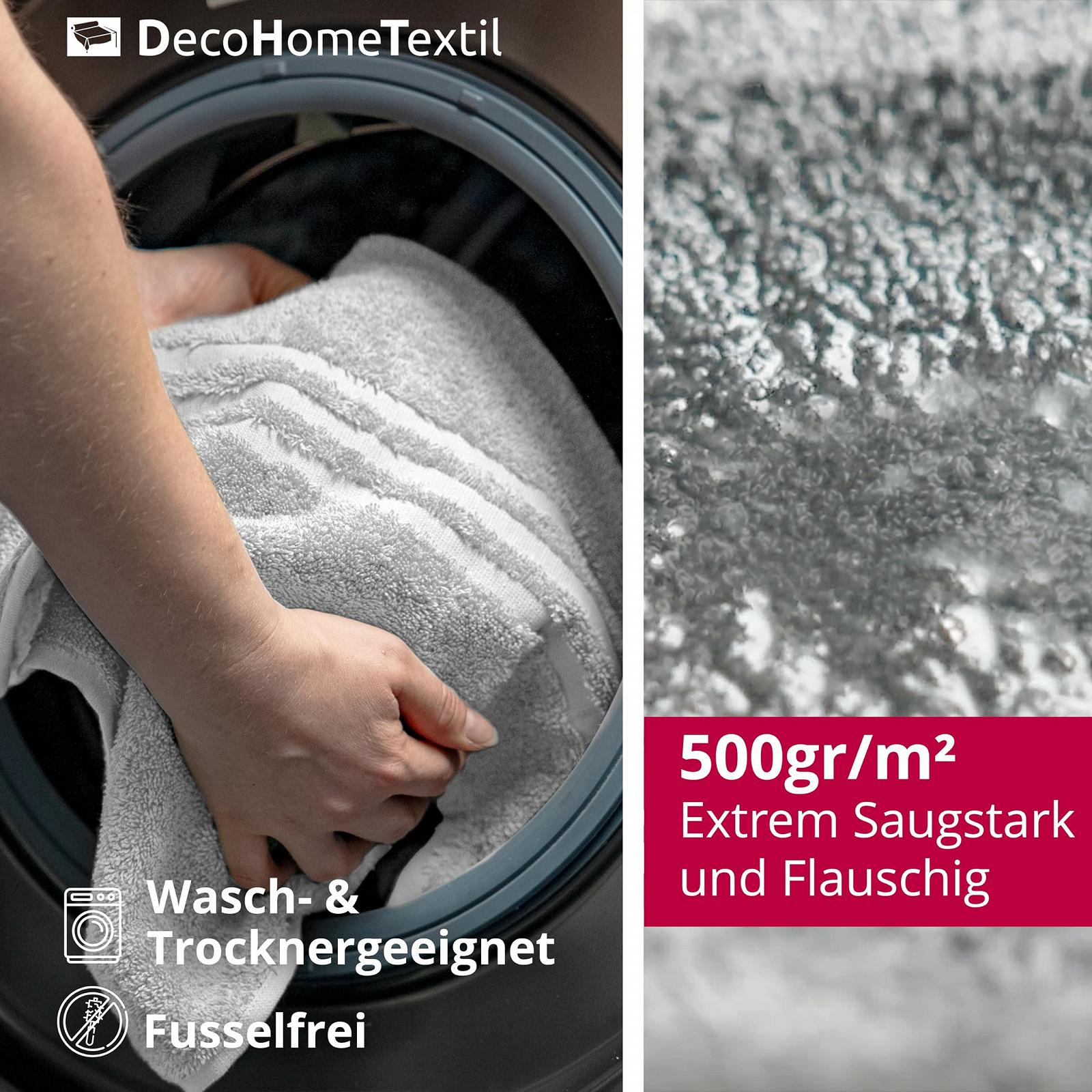 Набір рушників DecoHomeTextil 100% бавовна 4 шт. 50x100 см та 70x140 см Світло-сірий, фото №4