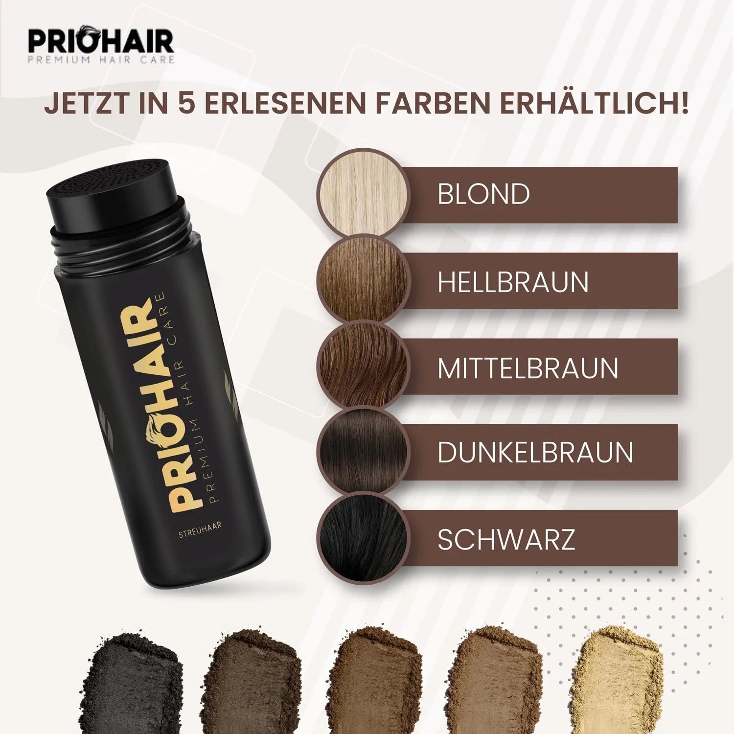 Пудра для волосся PRIOHAIR Root Powder для миттєвого загущення волосся для чоловіків і жінок, фото №6