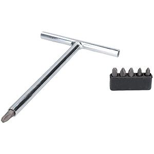 Викрутка T-Handle JIS PH1 PH2 PH3 для японських стандартних гвинтів набір з 7 штук - Фото 1