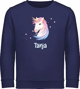 Світшот Shirtracer Дитячий світшот Дівчаток Пуловер Єдиноріг - Фото 1
