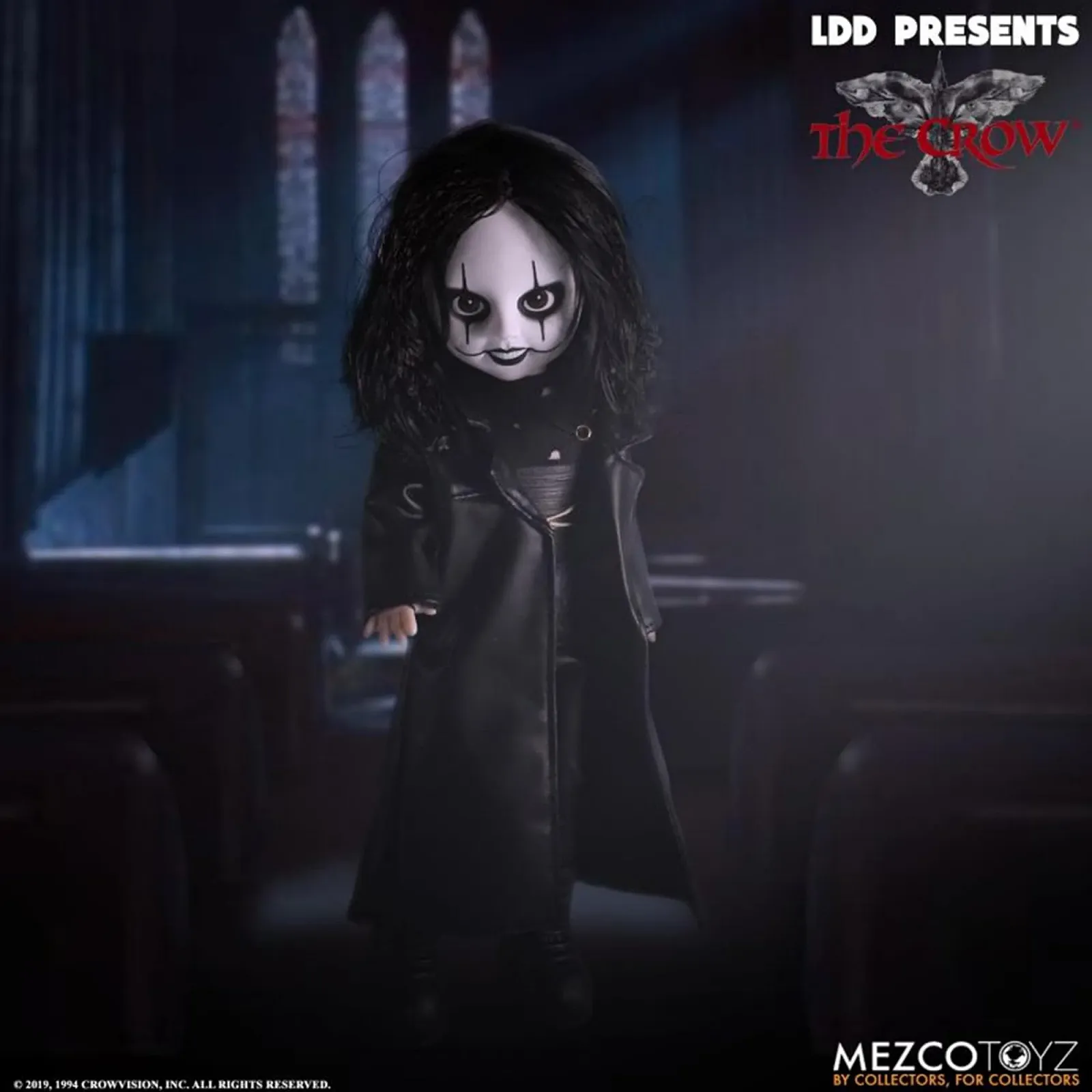Коллекционная кукла Mezco Toyz Living Dead Dolls Presents The Crow 10 дюймов, фото №8