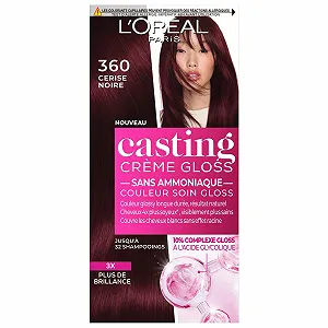 Напівперманентна фарба для волосся L'ORÉAL PARIS Casting Cream Gloss Відтінок Black Cherry (3.60) - Фото 1