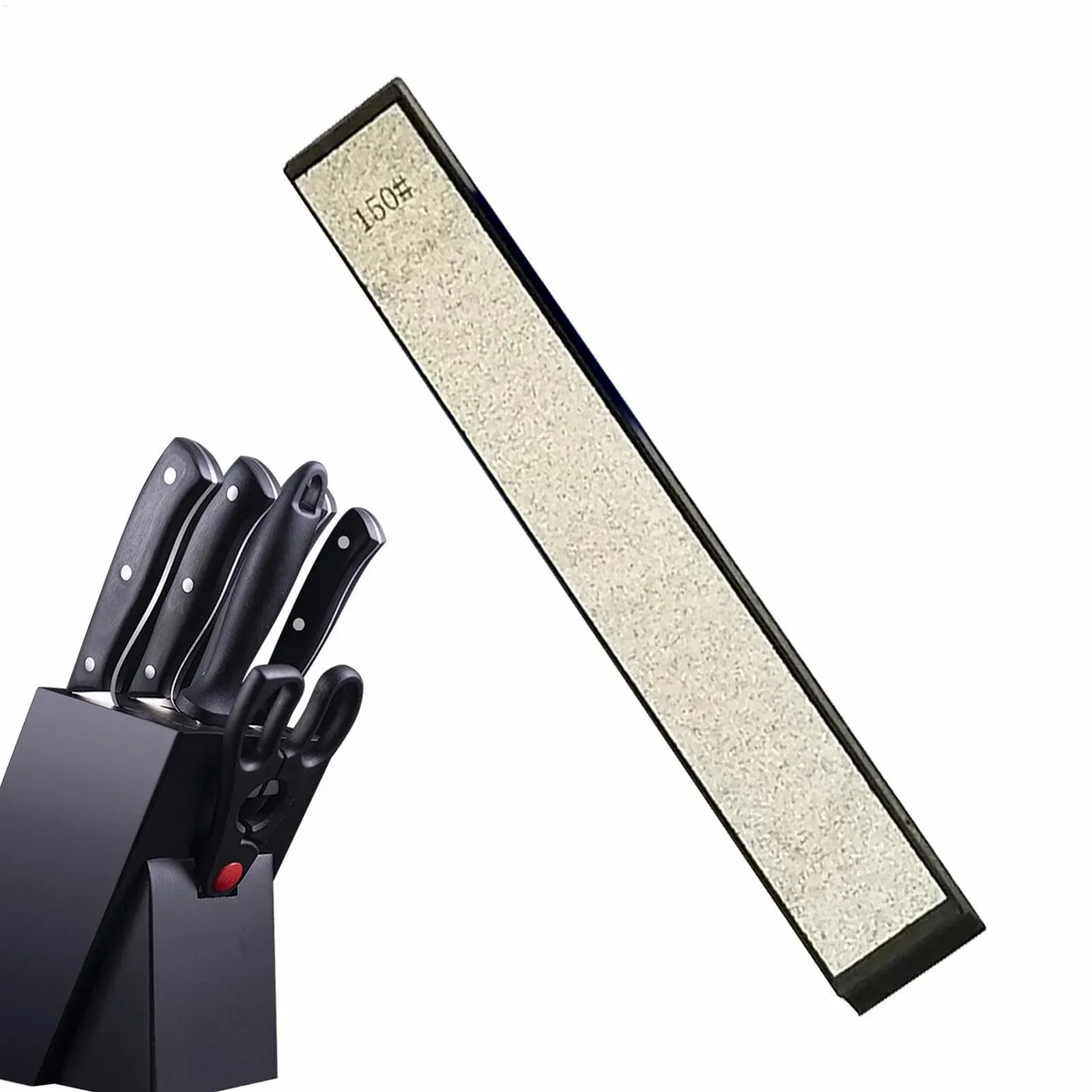 Точильний камінь універсальний двосторонній дрібнозернистий і грубозернистий, фото №1