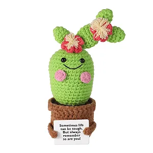 Купить Игрушка lasuroa Вязаный кактус 16,5 см - Фото 1 Игрушка lasuroa Вязаный кактус 16,5 см - Фото 1