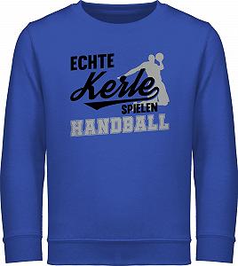 Джемпер Shirtracer Спортивная Одежда Для Мальчиков и Девочек Real Guys Playing Handball Черный/Серый - Фото 1