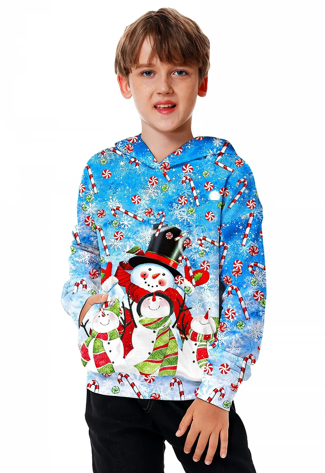 Худі Arankhiger Різдвяний дитячий унісекс Довгий рукав, фото №6 Худі Arankhiger Різдвяний дитячий унісекс Довгий рукав, фото №6
